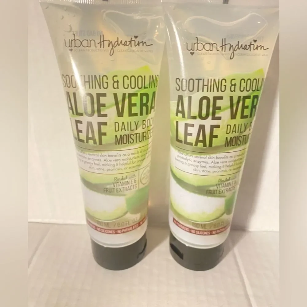 🛍️ Urban Hydration soothing & cooling ALOE VERA LEAF daily body moisturizer 💥